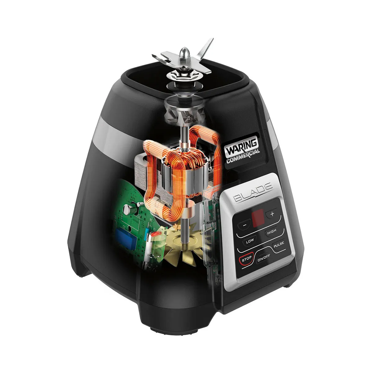 BB340 "Blade Series" Medium-Duty Blender with 99 Second Timer & 48 oz Copolyester Jar by Waring Commercial