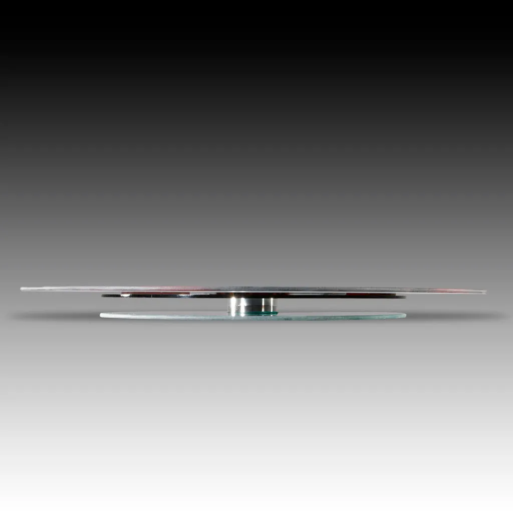 Beach <br>Glass Table Spinner 17.75"