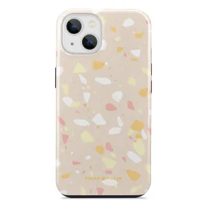 Beige Terrazzo Custom - iPhone 14 Plus Case