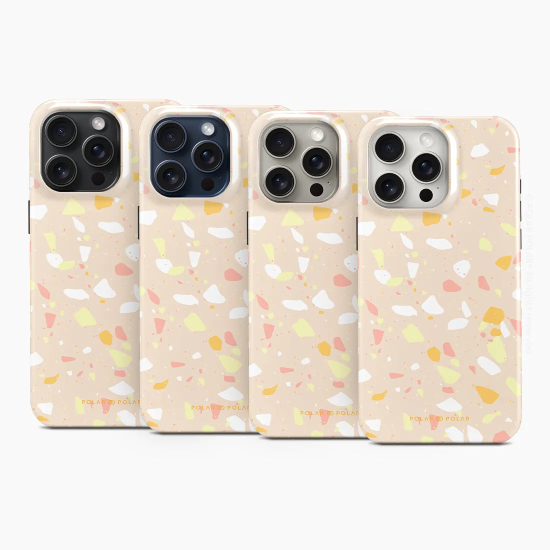 Beige Terrazzo - iPhone 15 Pro Case
