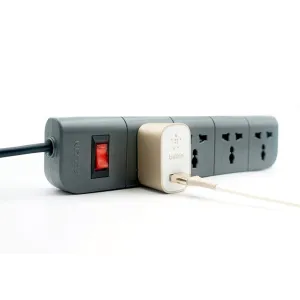 Belkin Universal Spike Guard, 4-socket, 5 ft Heavy Duty cable