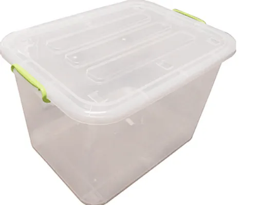 Bins Utility Clip And Lock Storage Box Clear 85 L P3030