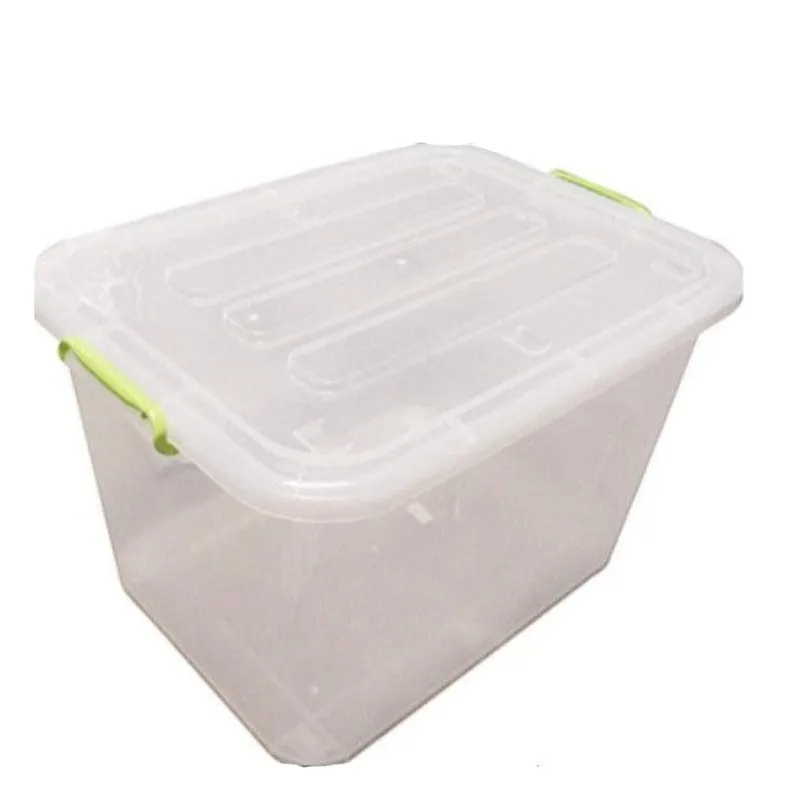 Bins Utility Clip And Lock Storage Box Clear 85 L P3030