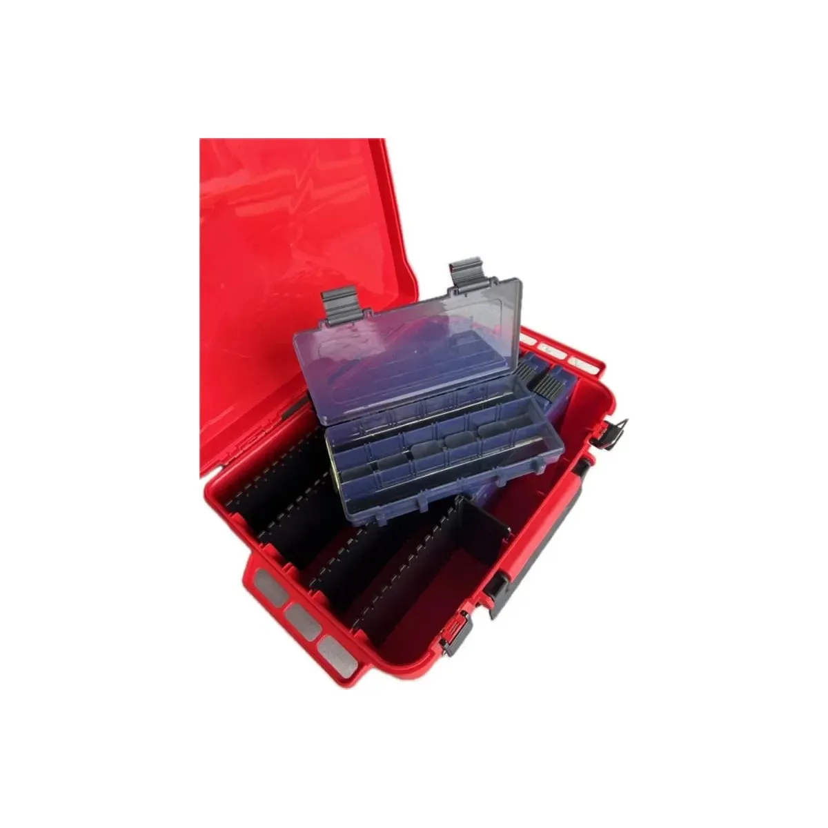Bite Science Large Tackle Box with 2 Bonus Reels of Rovex 15lb 8 Strand Yellow Braid