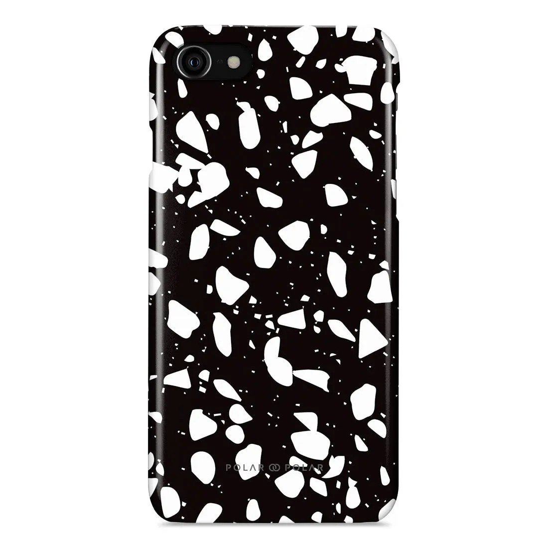 Black Rocky Road Terrazzo Custom - iPhone SE3 / SE2 / 8 / 7 Case