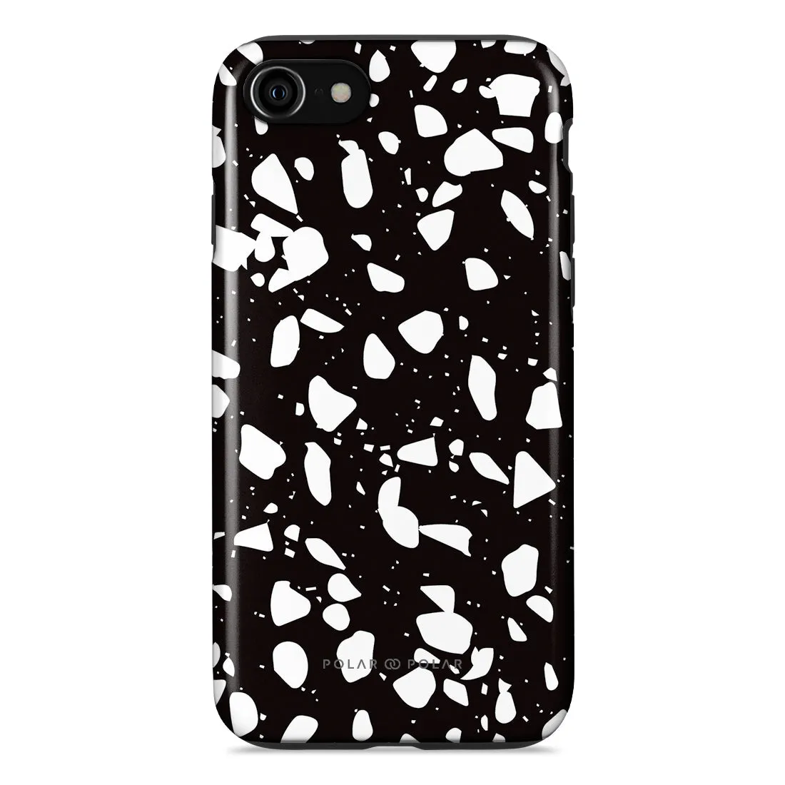 Black Rocky Road Terrazzo Custom - iPhone SE3 / SE2 / 8 / 7 Case