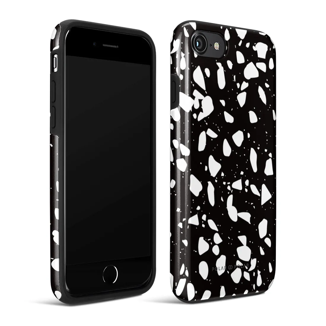 Black Rocky Road Terrazzo Custom - iPhone SE3 / SE2 / 8 / 7 Case