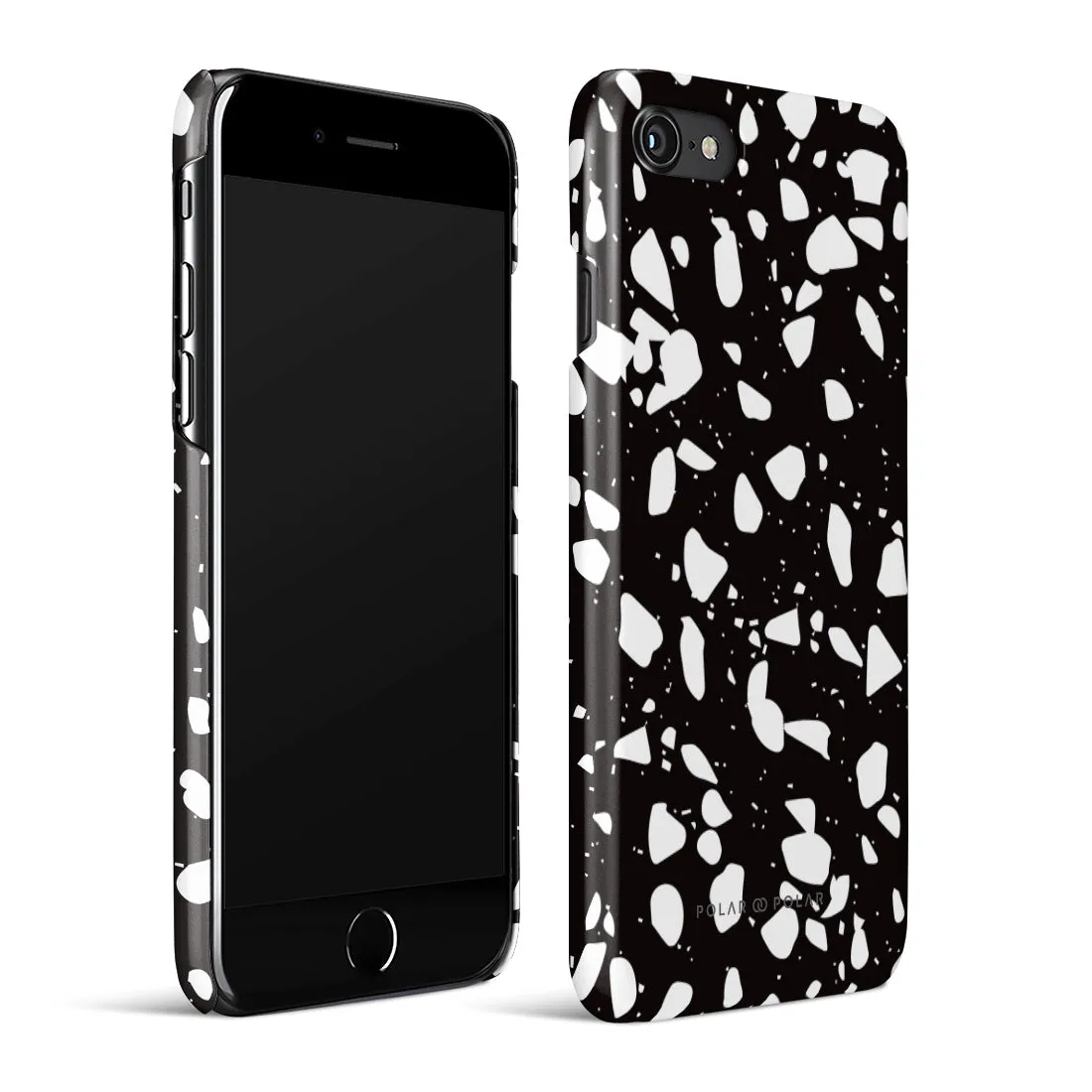 Black Rocky Road Terrazzo Custom - iPhone SE3 / SE2 / 8 / 7 Case