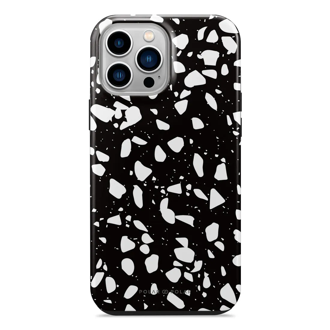 Black Rocky Road Terrazzo - iPhone 14 Pro Case