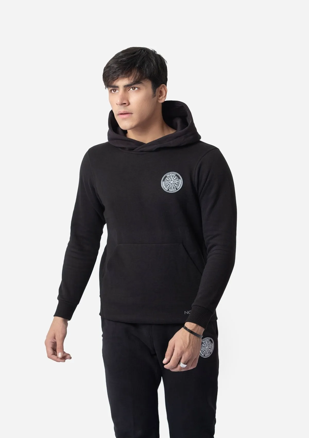 Black Water Repellent Hoodie