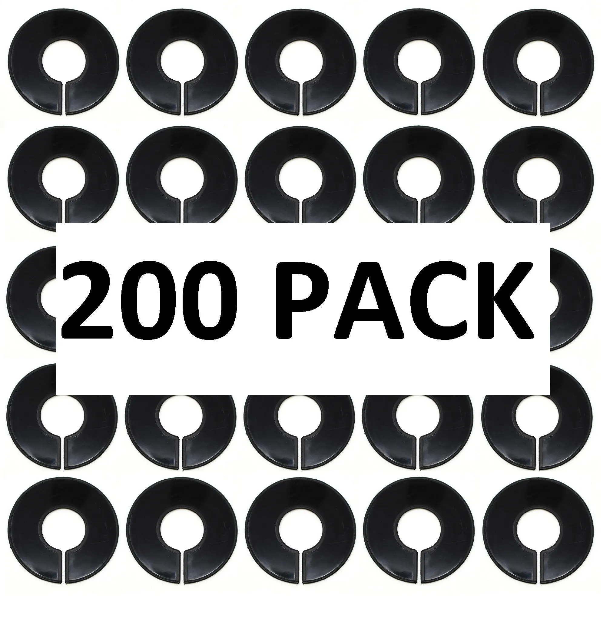Blank Round Plastic Rack Dividers for round & square rods - Pick a Color / Pick a Quantity