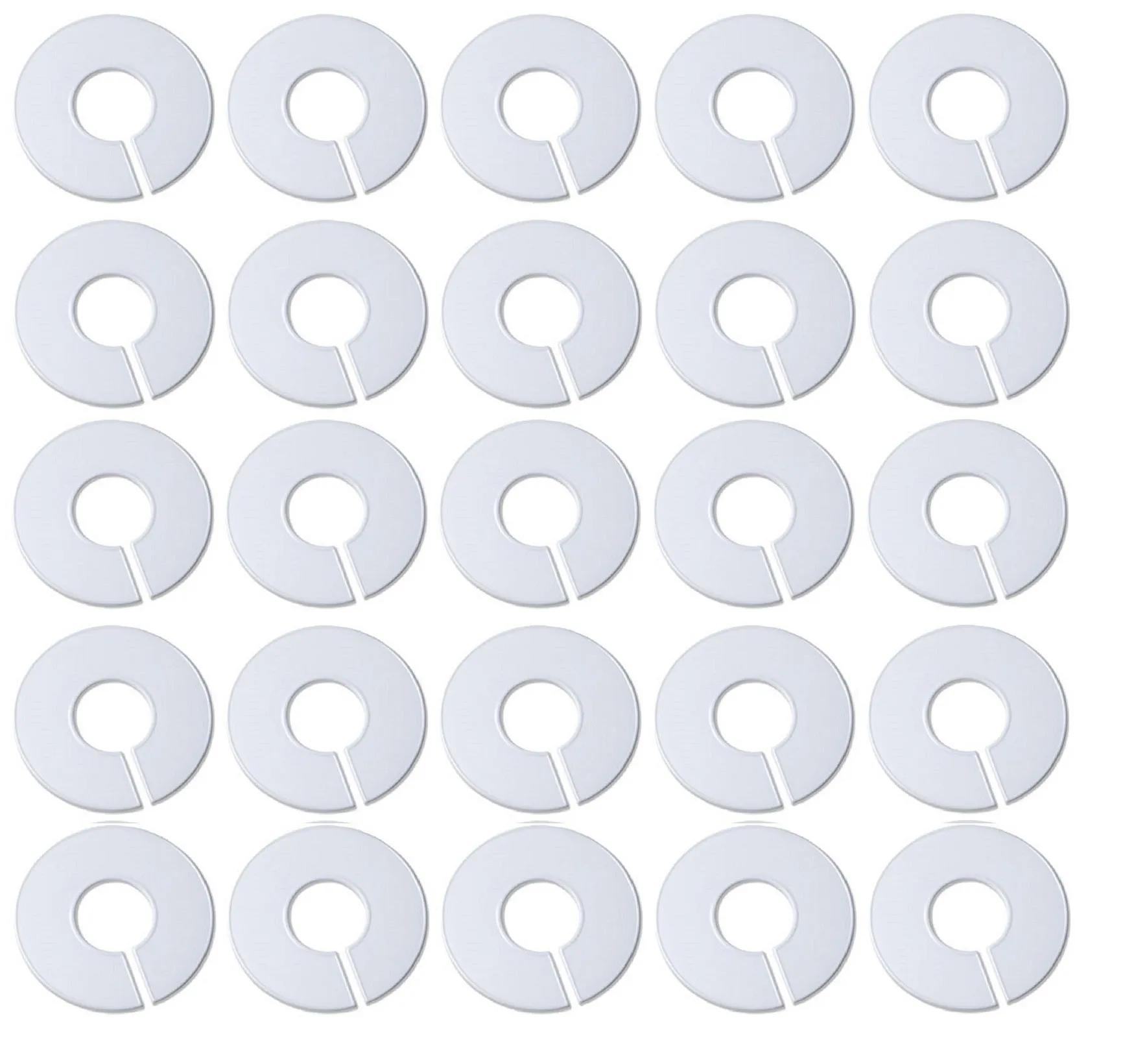 Blank Round Plastic Rack Dividers for round & square rods - Pick a Color / Pick a Quantity