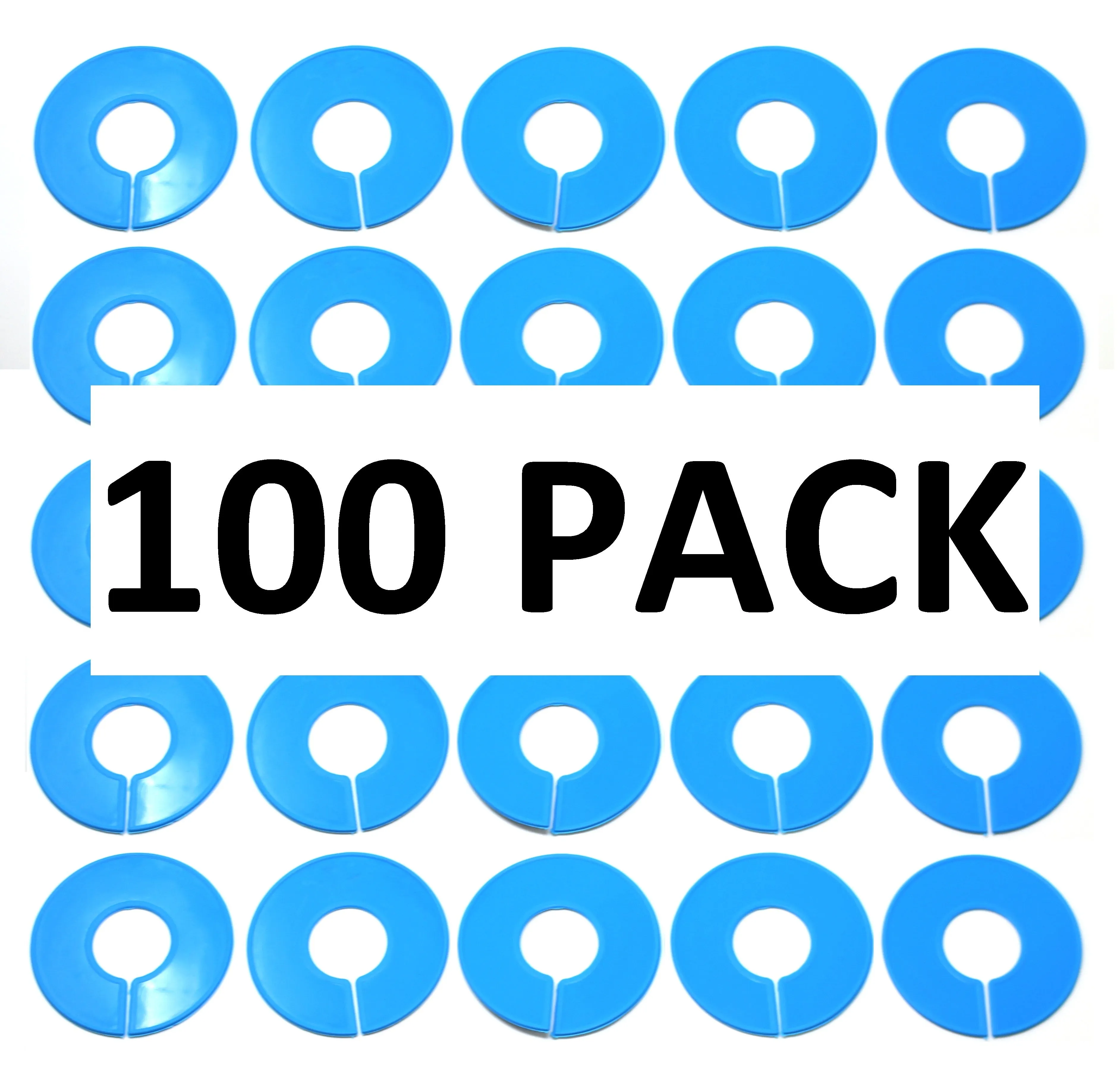 Blank Round Plastic Rack Dividers for round & square rods - Pick a Color / Pick a Quantity