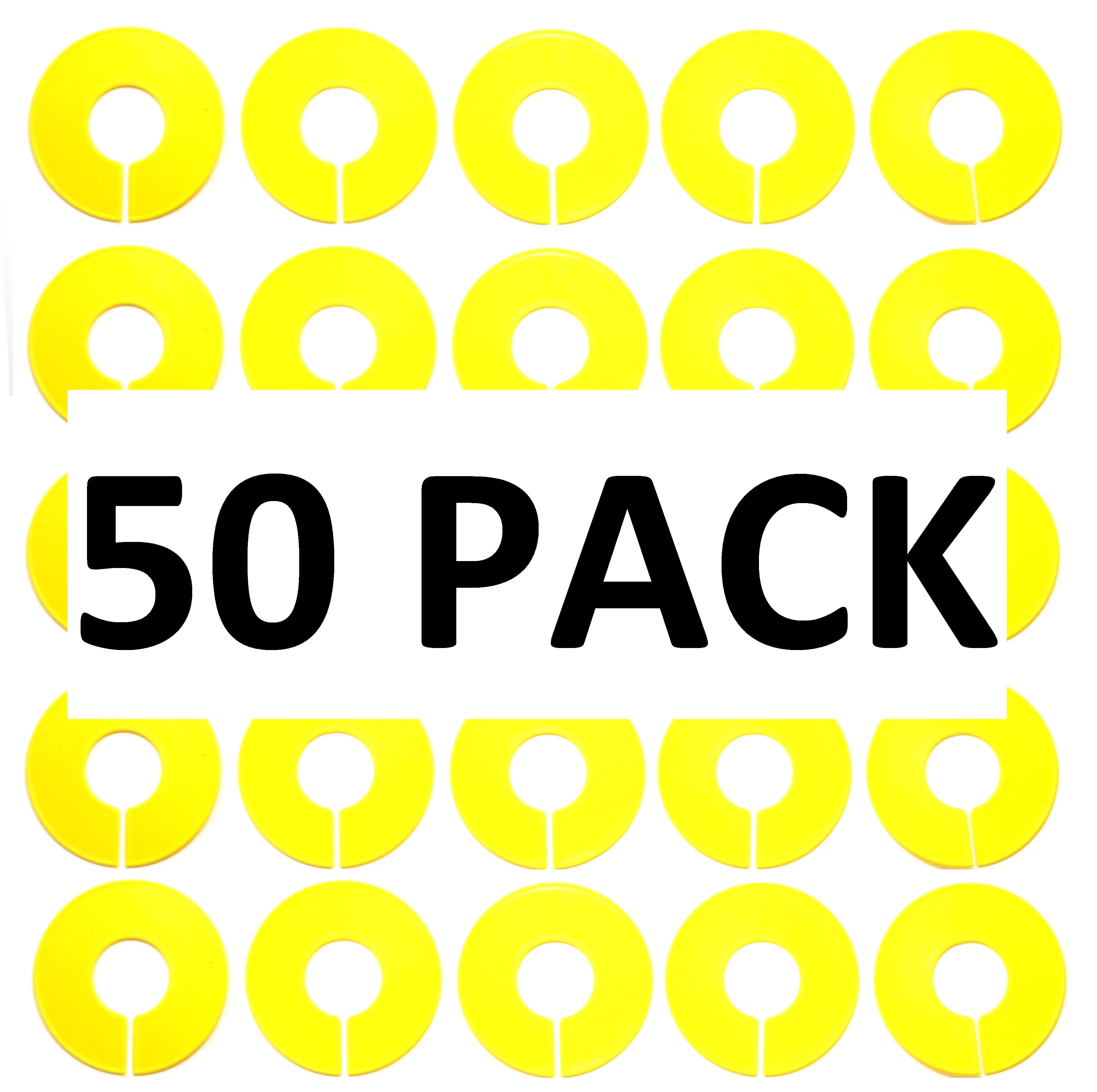 Blank Round Plastic Rack Dividers for round & square rods - Pick a Color / Pick a Quantity