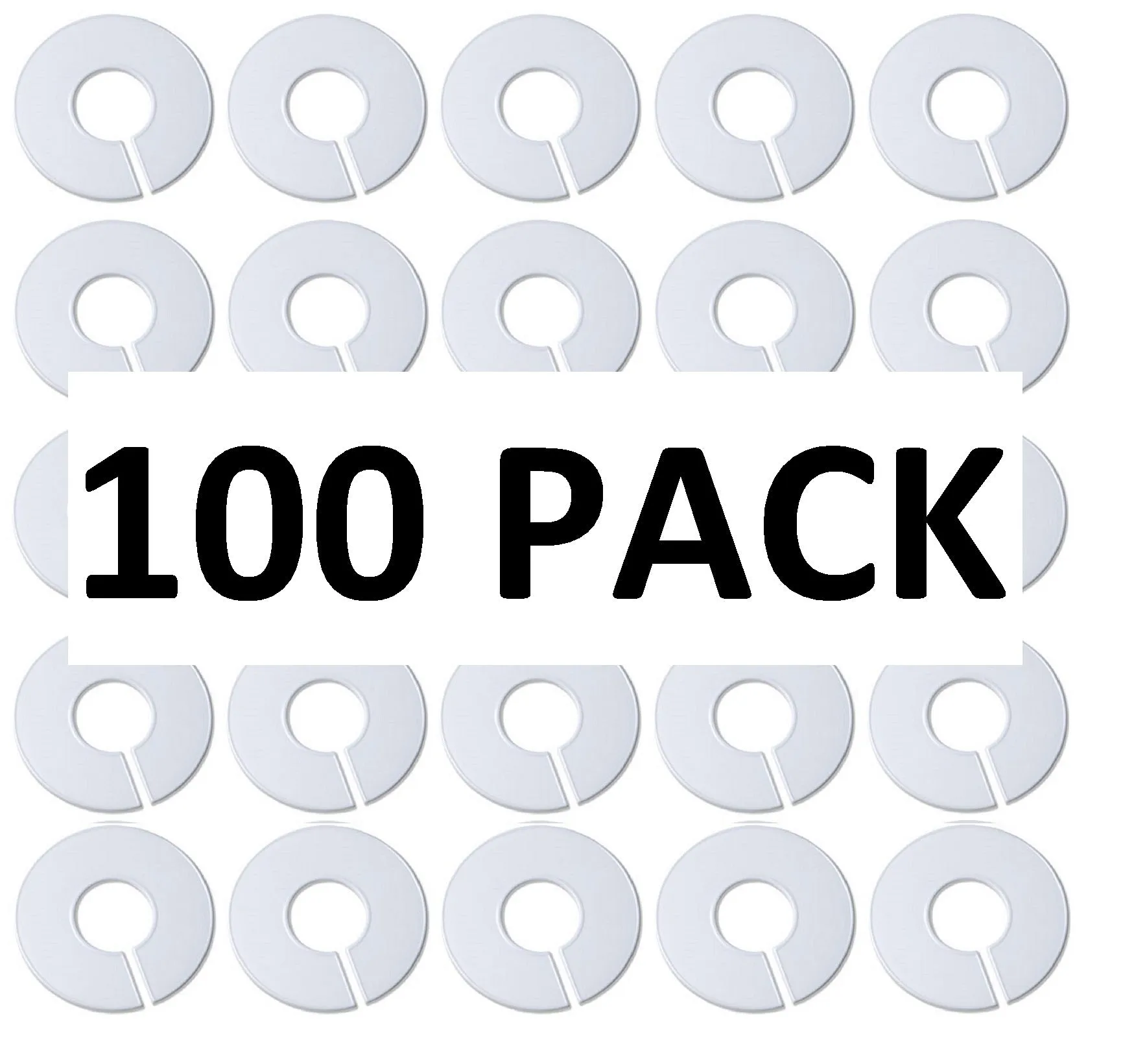 Blank Round Plastic Rack Dividers for round & square rods - Pick a Color / Pick a Quantity