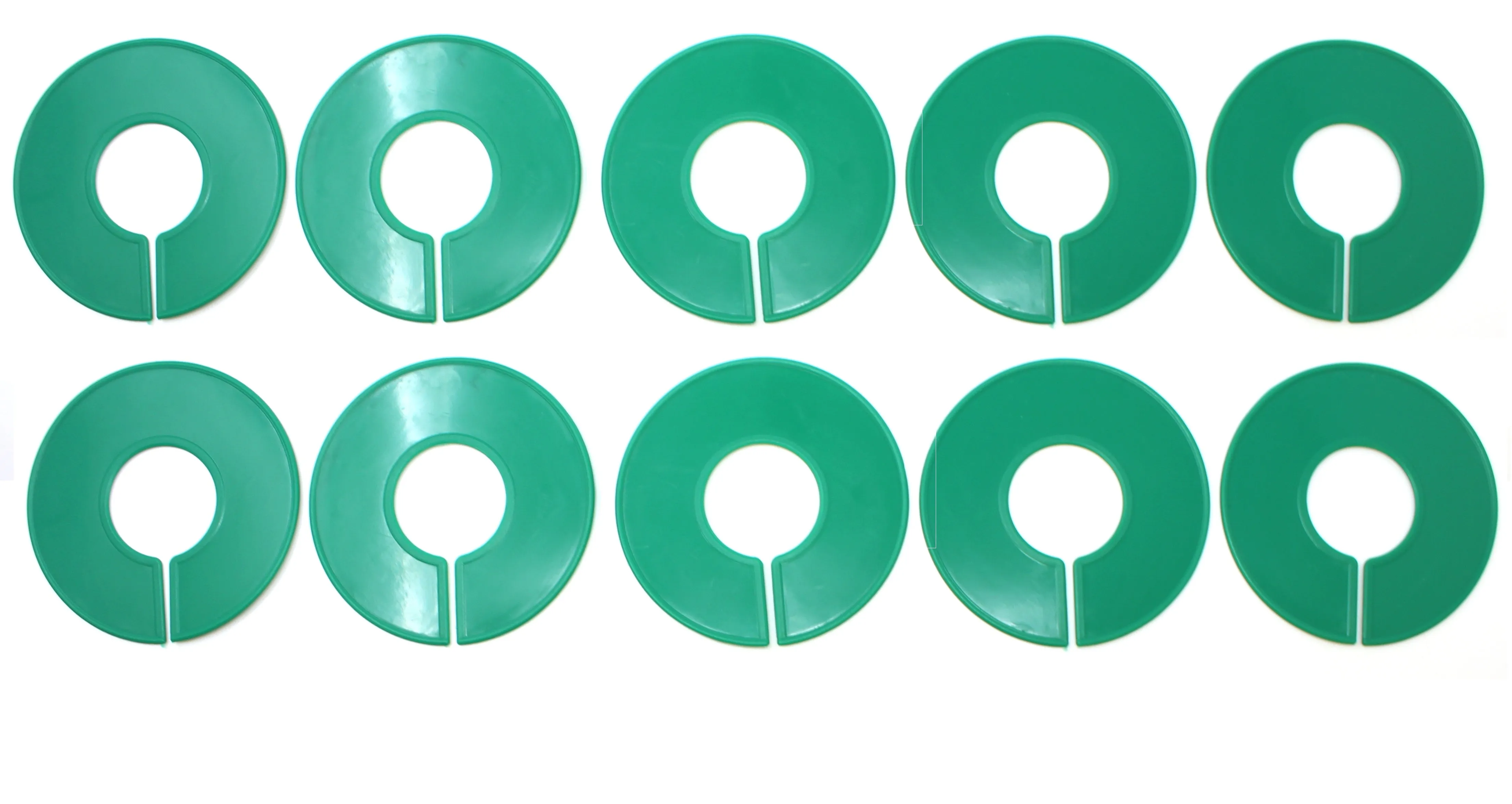 Blank Round Plastic Rack Dividers for round & square rods - Pick a Color / Pick a Quantity