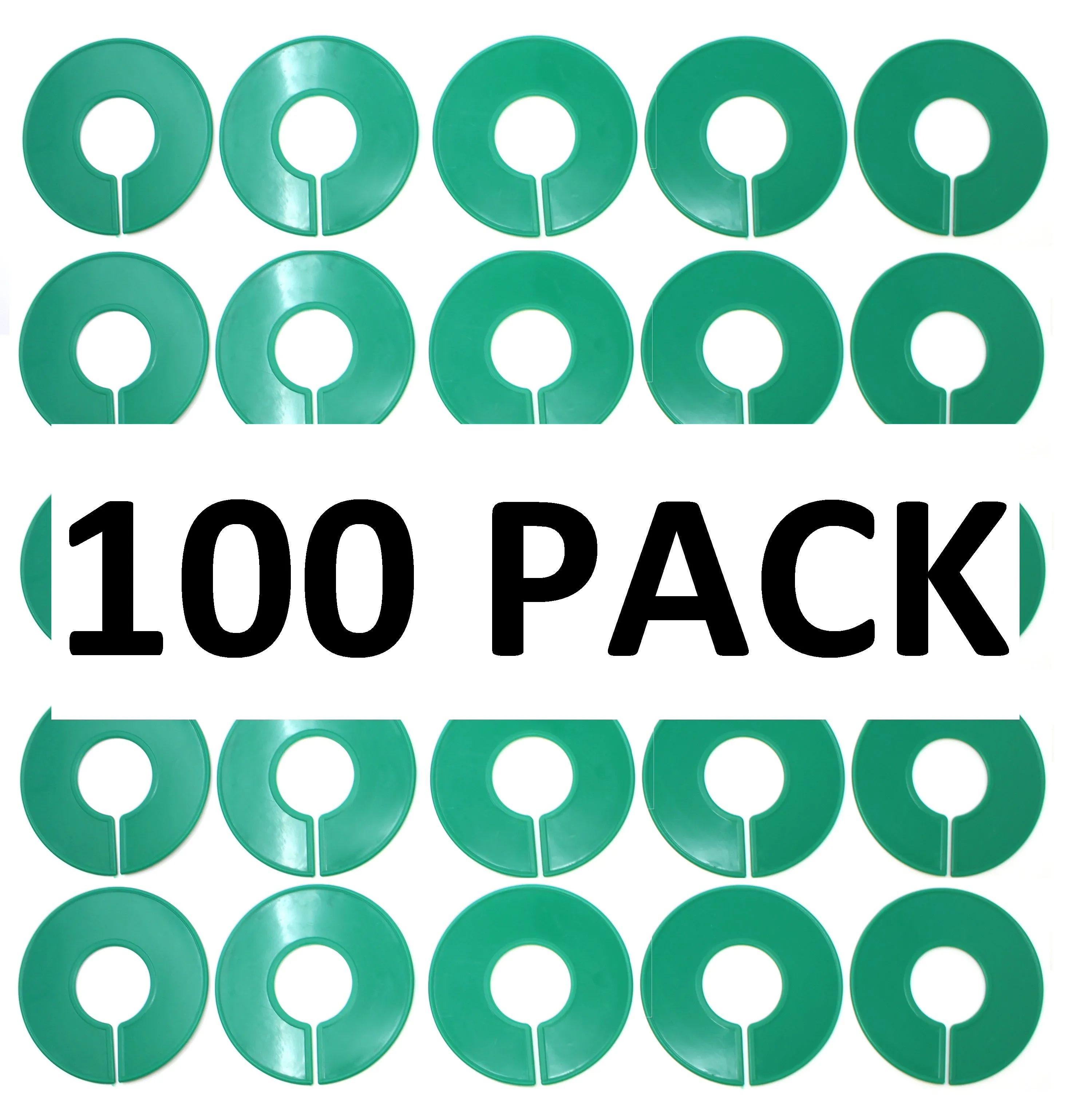 Blank Round Plastic Rack Dividers for round & square rods - Pick a Color / Pick a Quantity