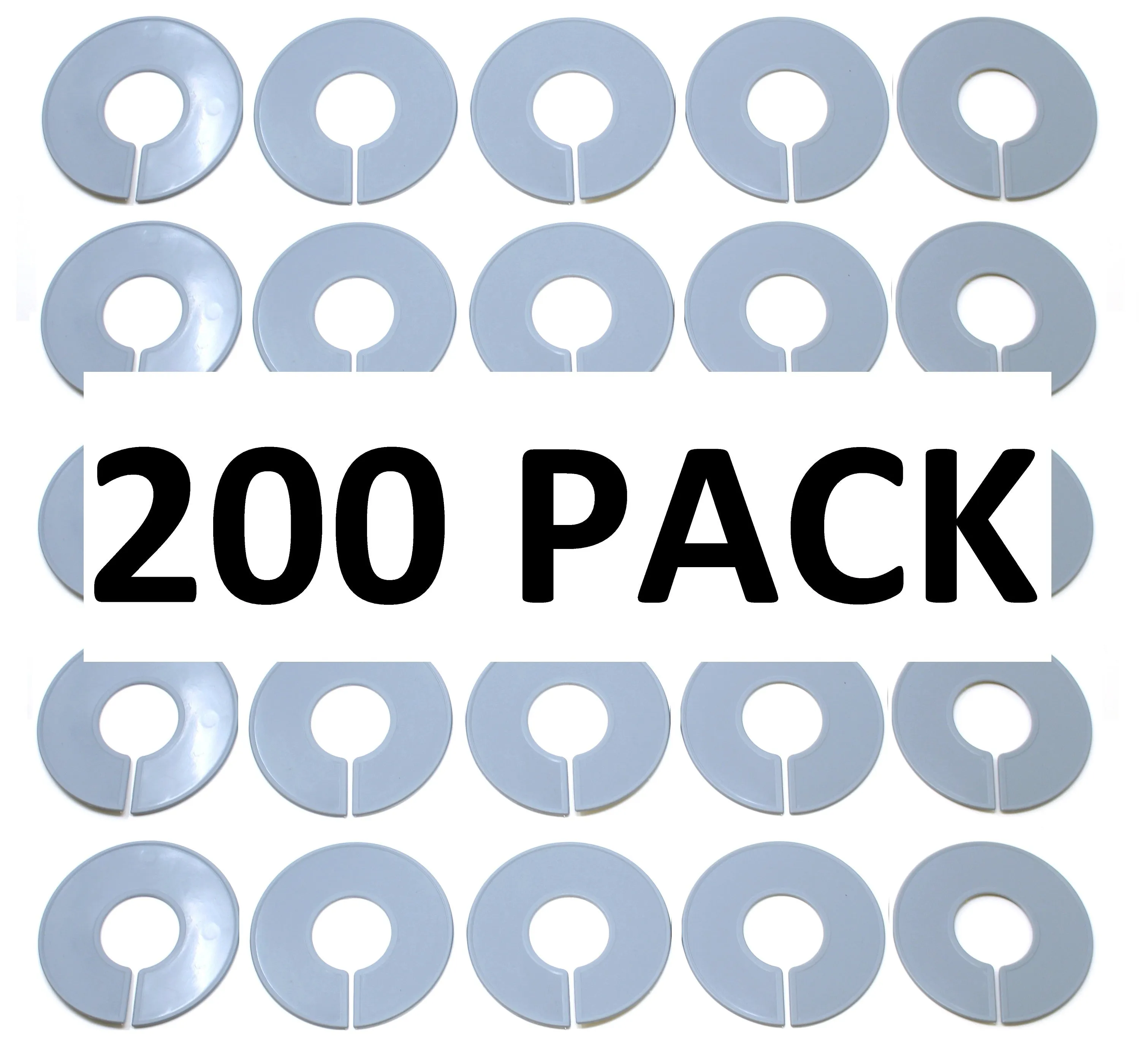 Blank Round Plastic Rack Dividers for round & square rods - Pick a Color / Pick a Quantity