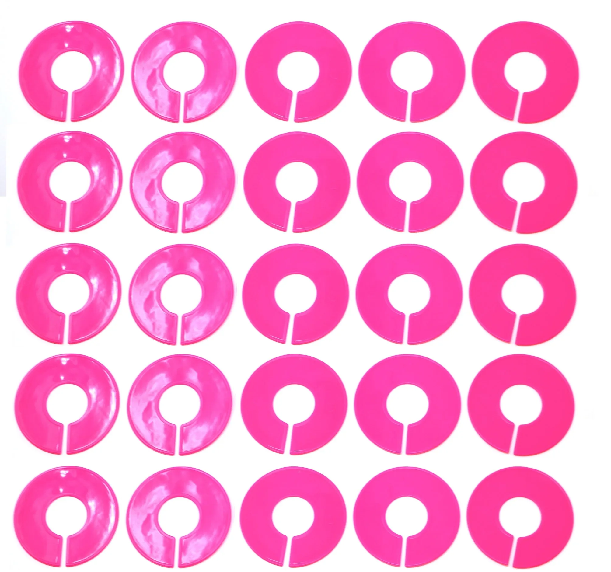 Blank Round Plastic Rack Dividers for round & square rods - Pick a Color / Pick a Quantity