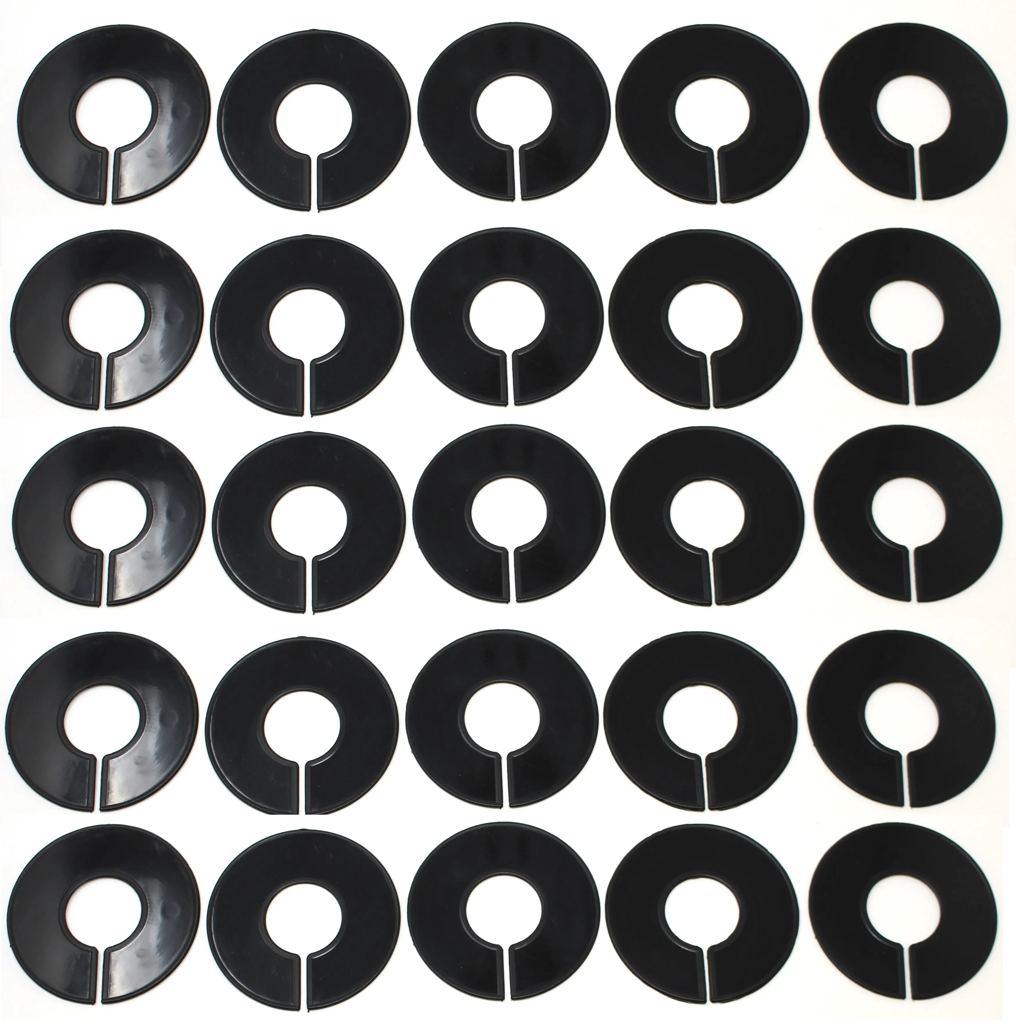 Blank Round Plastic Rack Dividers for round & square rods - Pick a Color / Pick a Quantity