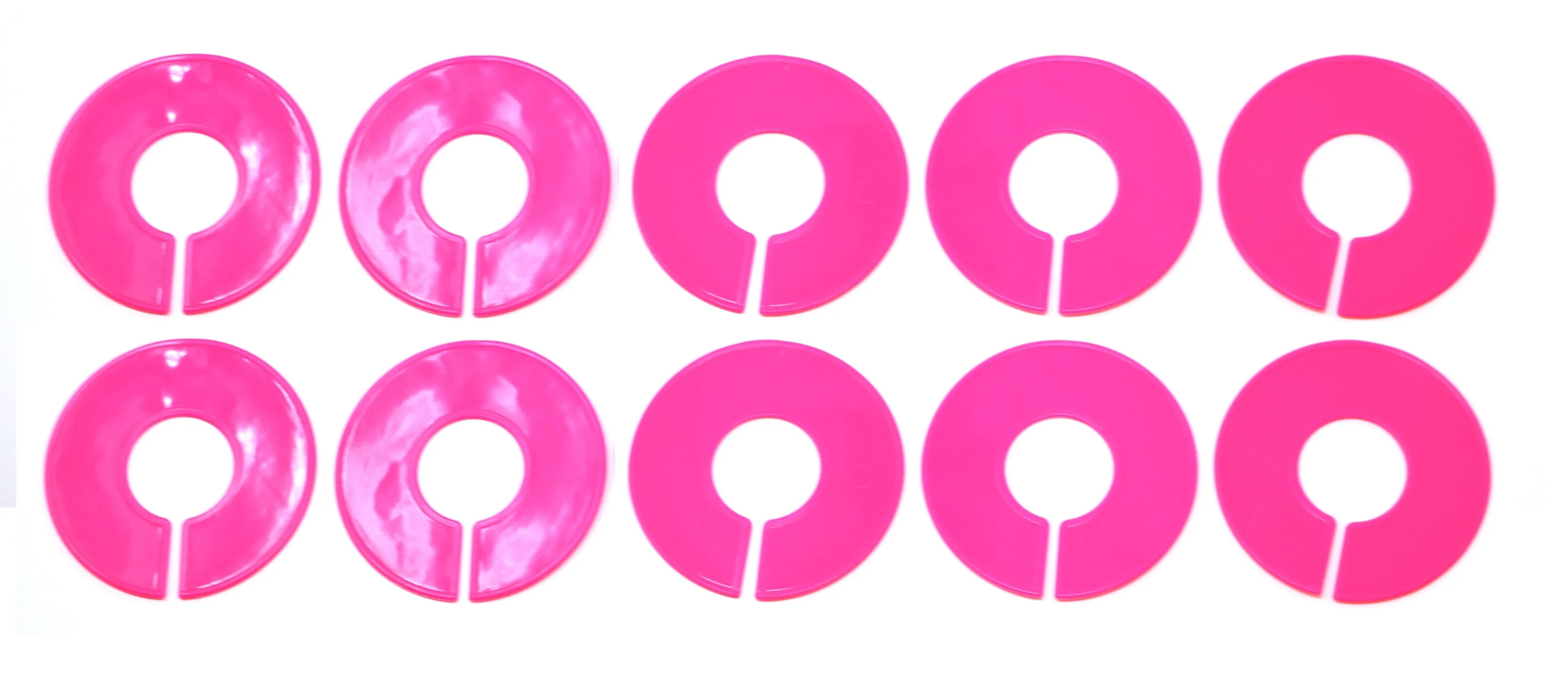Blank Round Plastic Rack Dividers for round & square rods - Pick a Color / Pick a Quantity