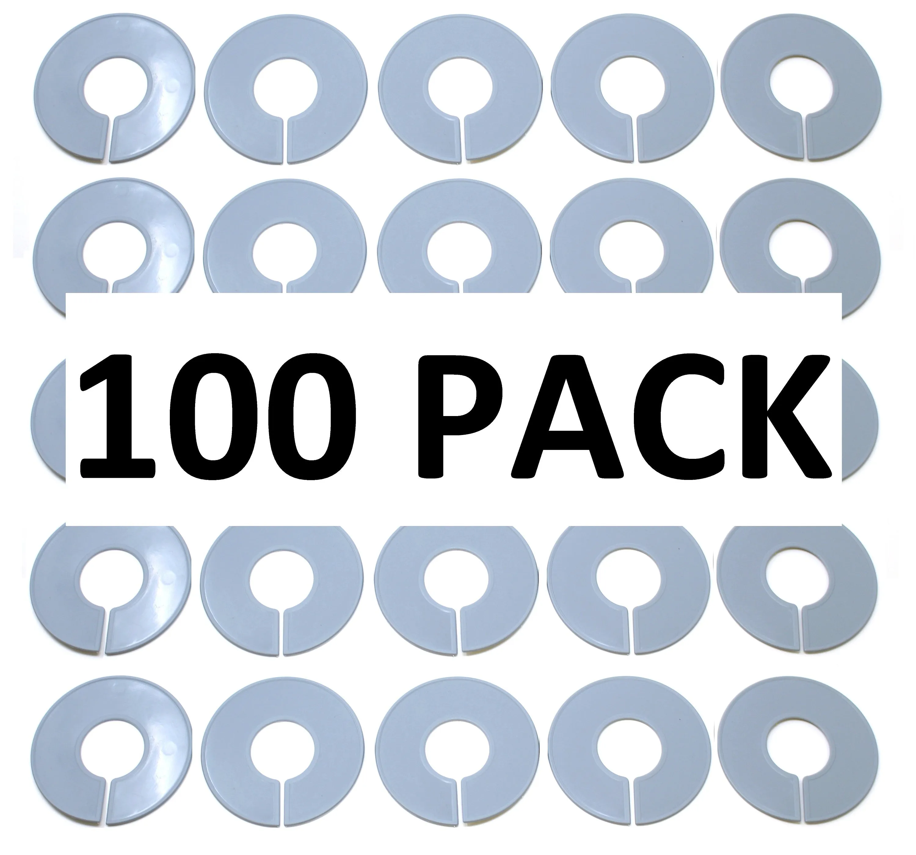 Blank Round Plastic Rack Dividers for round & square rods - Pick a Color / Pick a Quantity