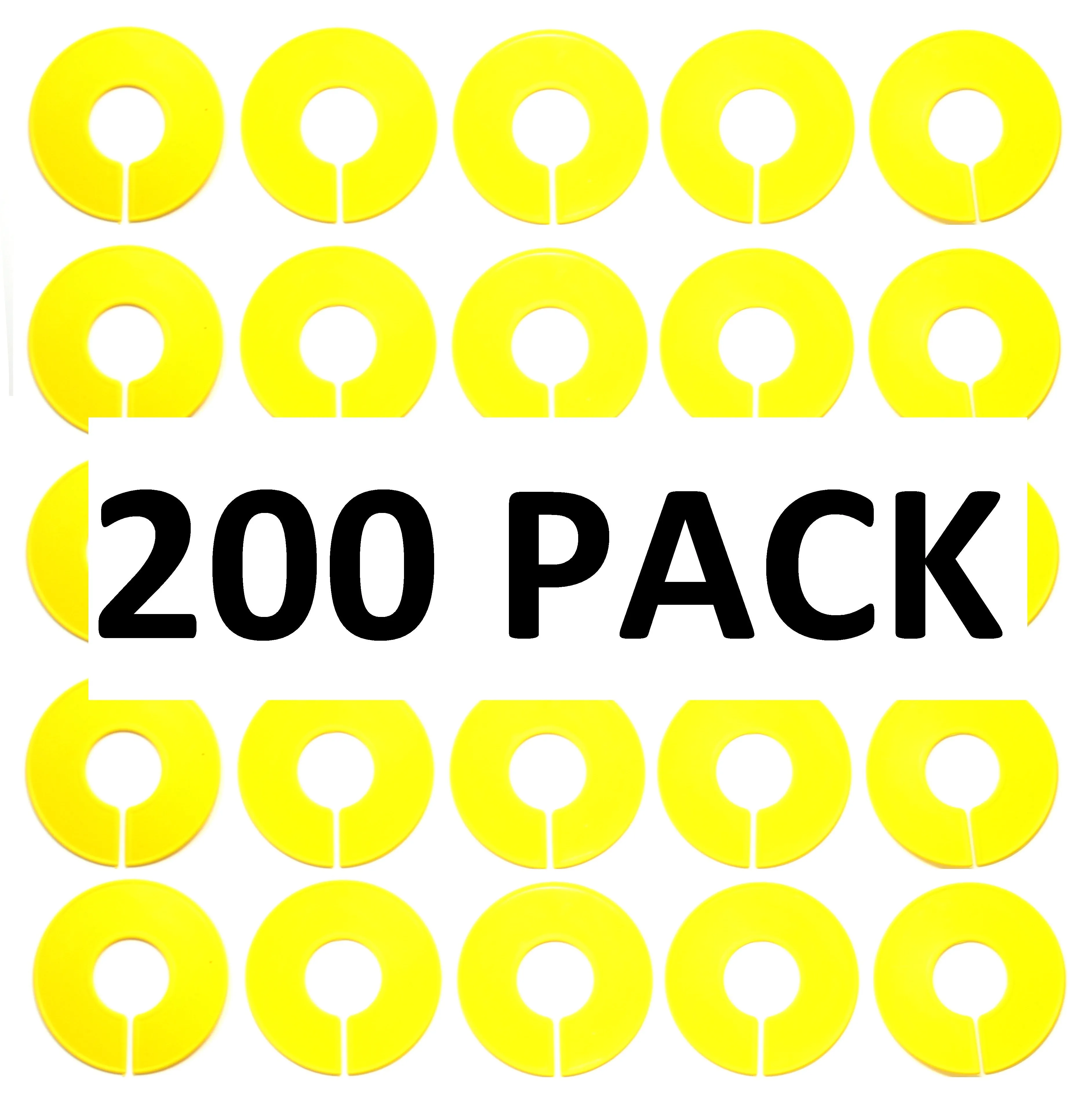 Blank Round Plastic Rack Dividers for round & square rods - Pick a Color / Pick a Quantity