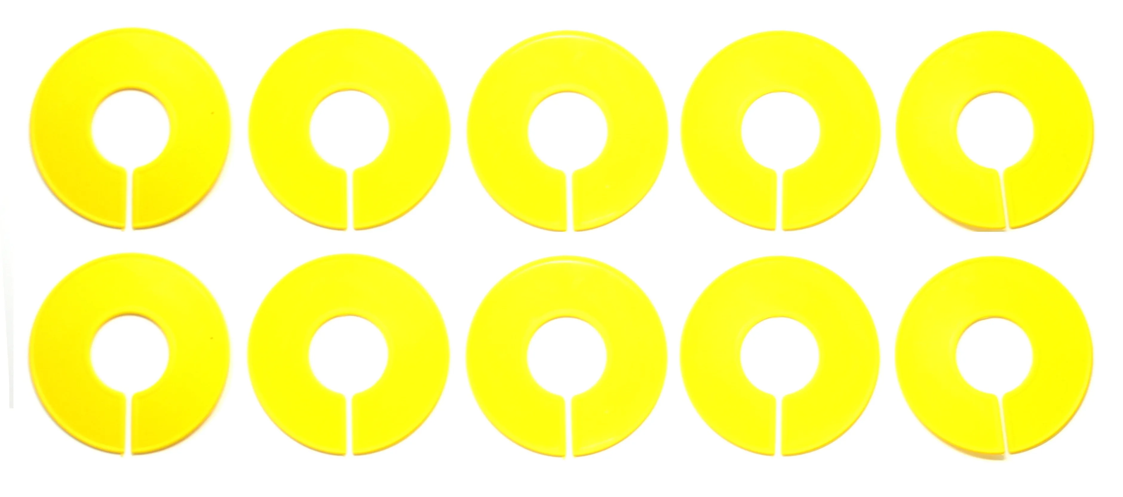 Blank Round Plastic Rack Dividers for round & square rods - Pick a Color / Pick a Quantity