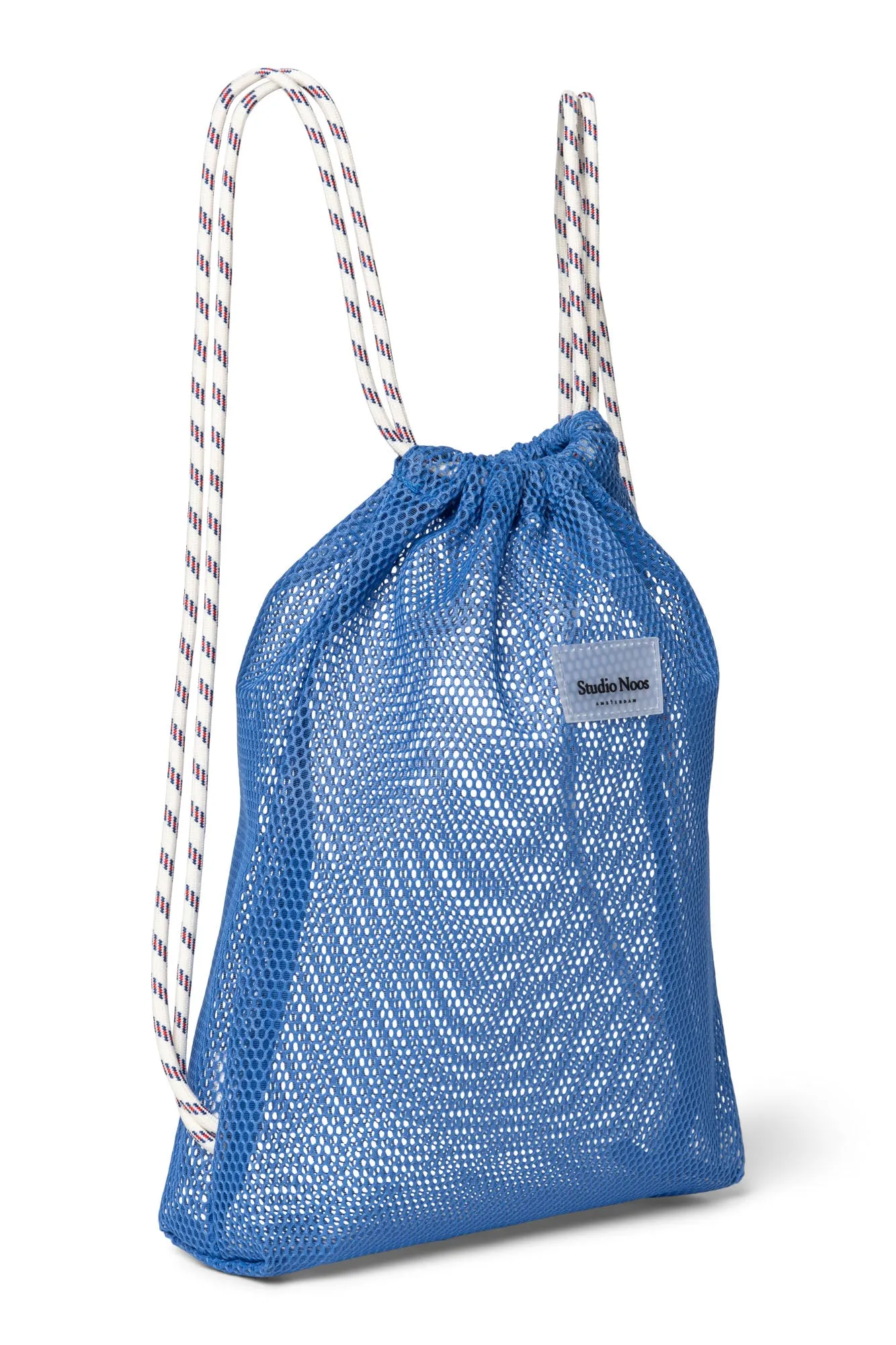 Blau Mesh Turnbeutel