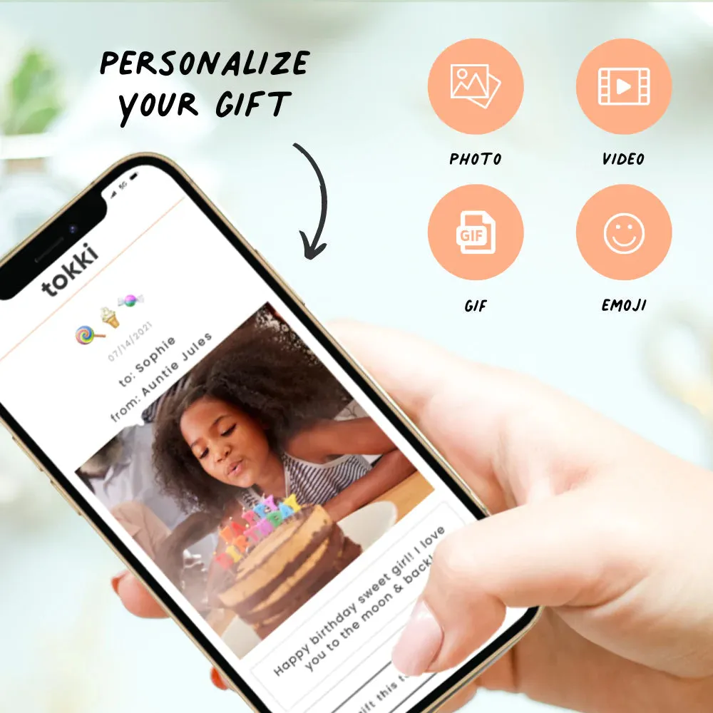bloom | qr card   gift bag