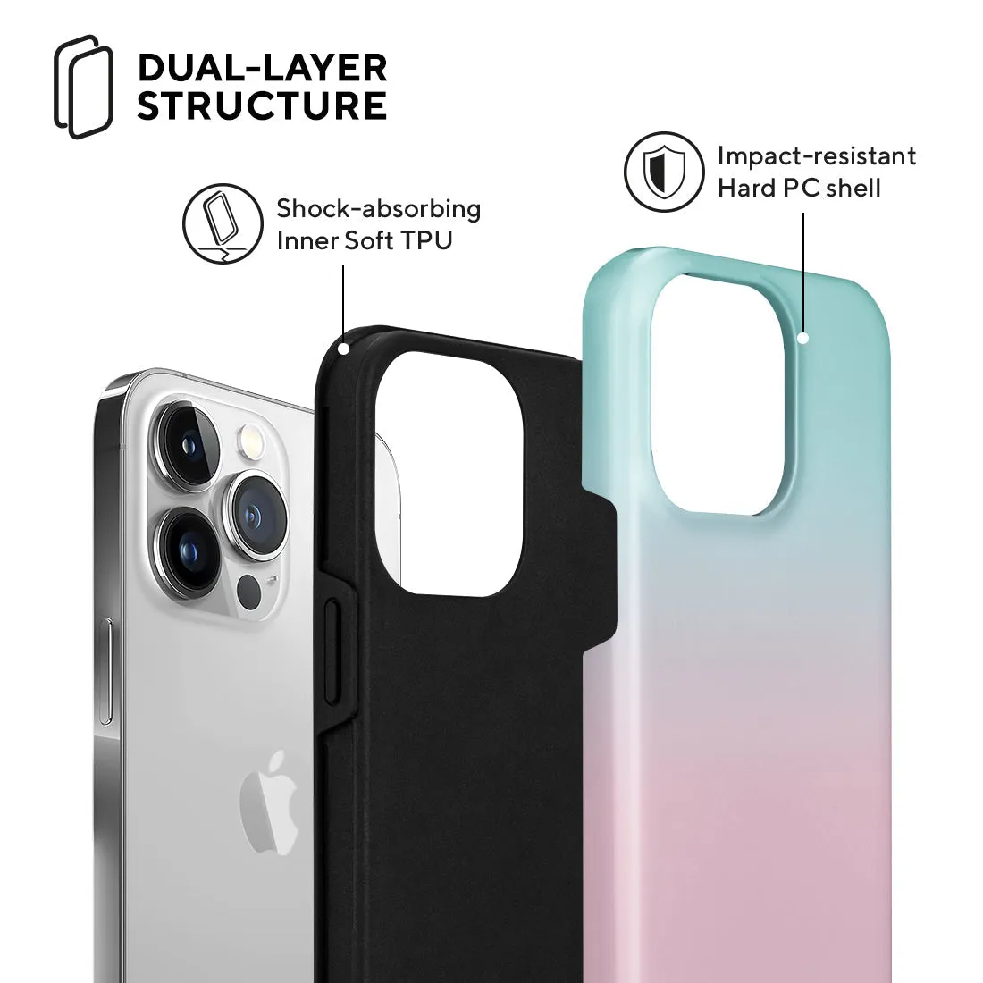 Blue Pink Pastel Custom - iPhone 13 Pro Case
