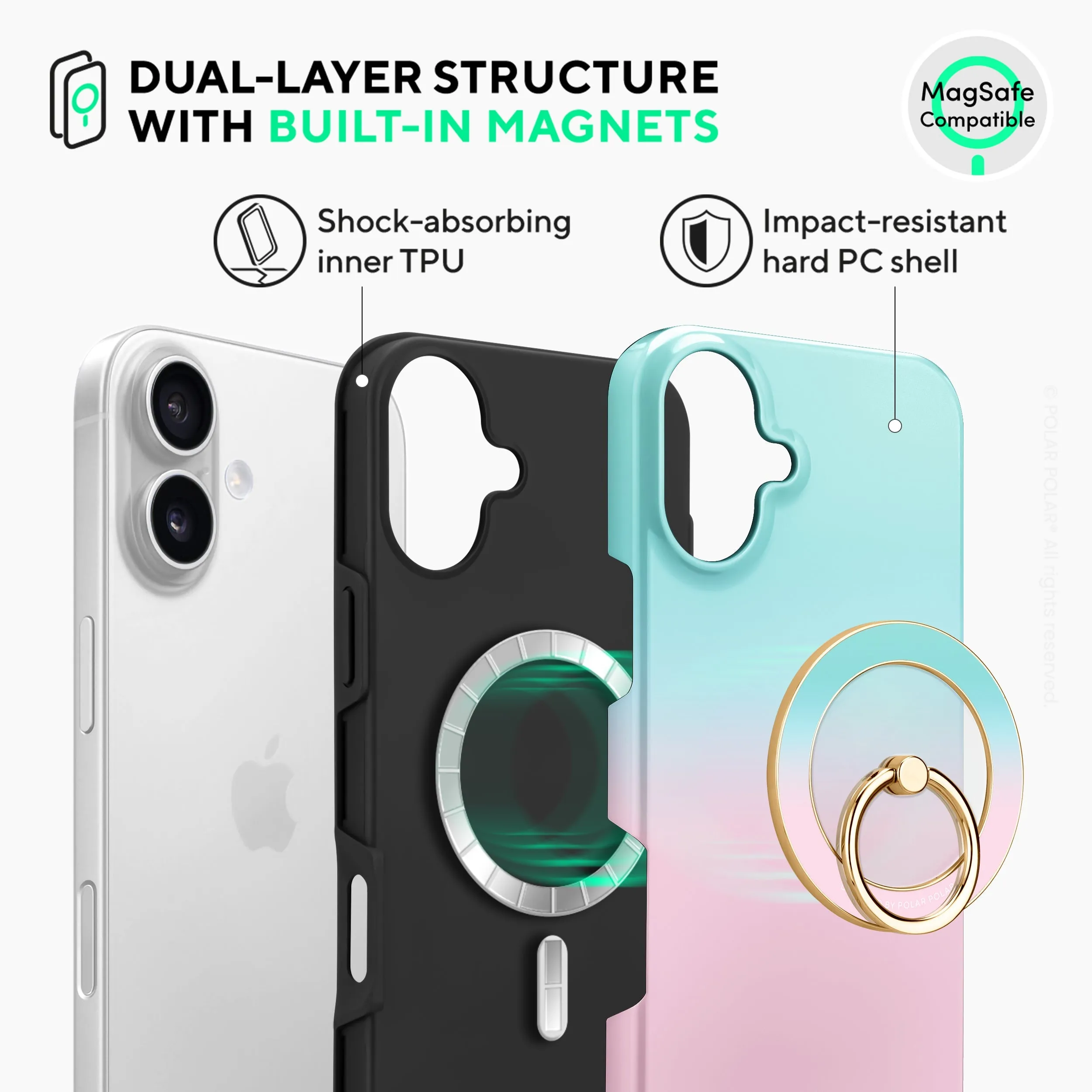 Blue Pink Pastel - iPhone 16 Plus Case
