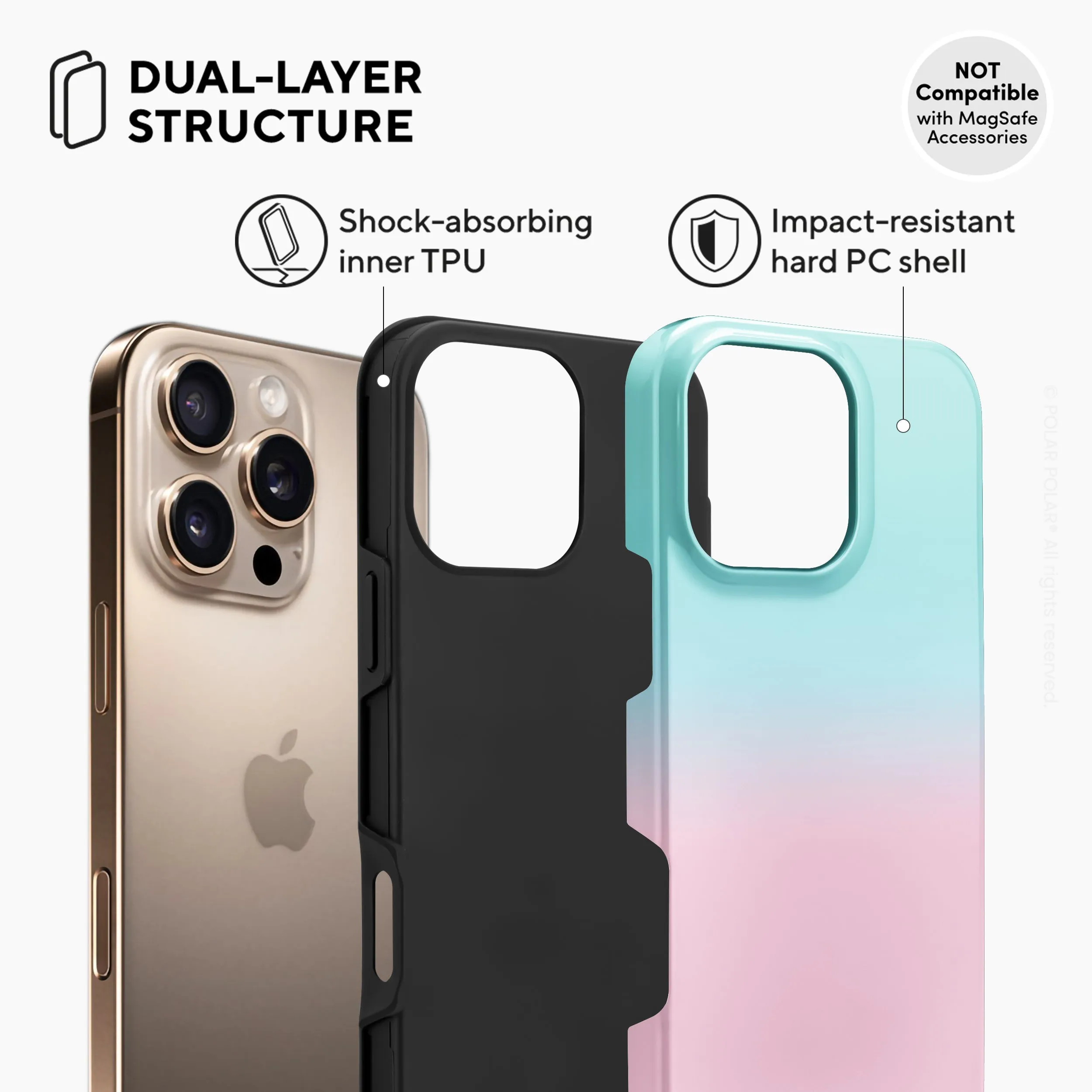 Blue Pink Pastel - iPhone 16 Pro Max Case