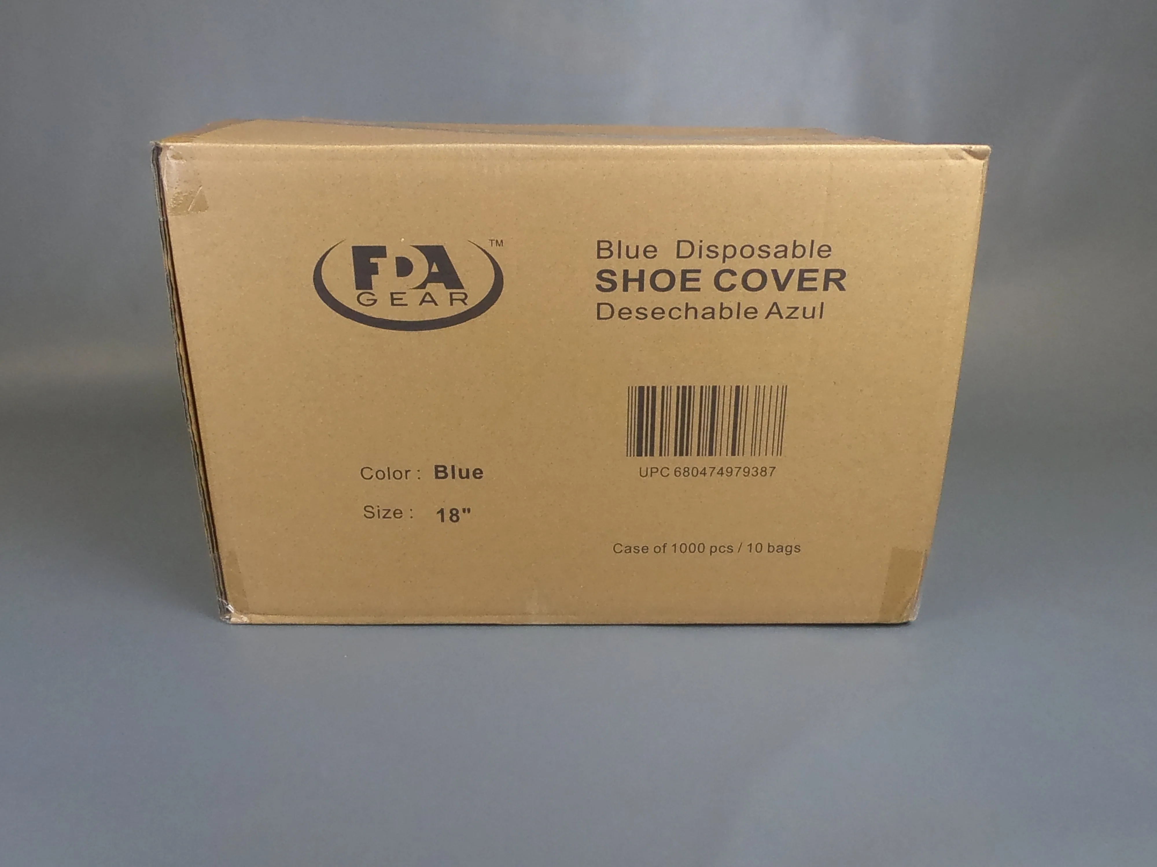 Blue Shoe Covers 18" Economy  1000pcs / case