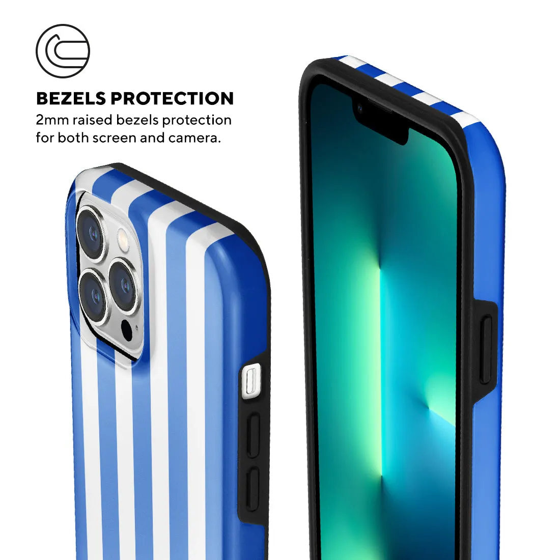 Blue Stripe - iPhone 13 Pro Max Case