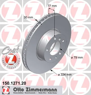BMW Brake Disc Front Ventilated E39 E32 E38 34111159895 34116757747