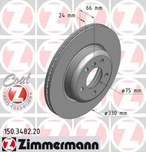 BMW Brake Disc Front Ventilated F10 F11 34116794429