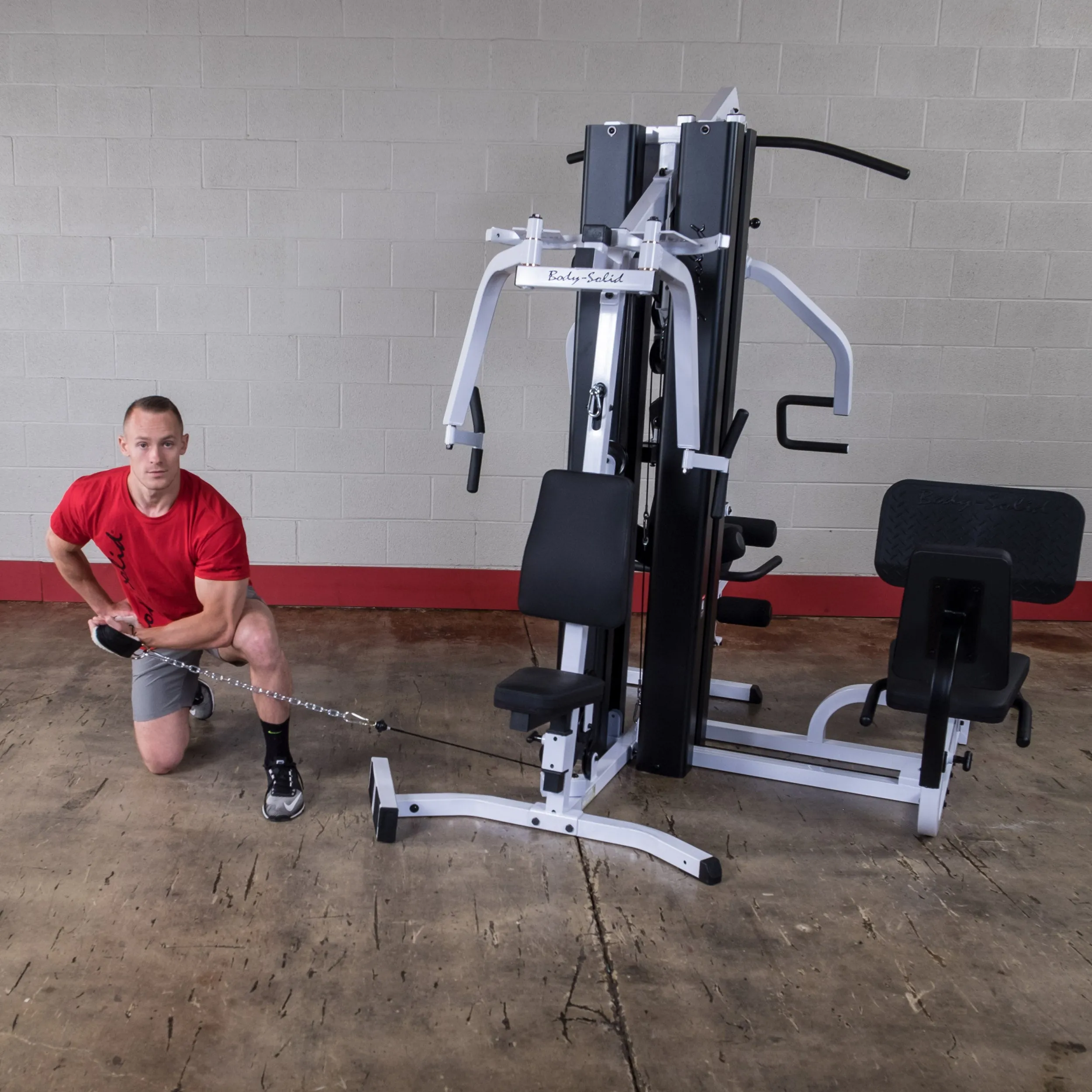 Body-Solid EXM3000LPS Two-Stack Home Gym Machine