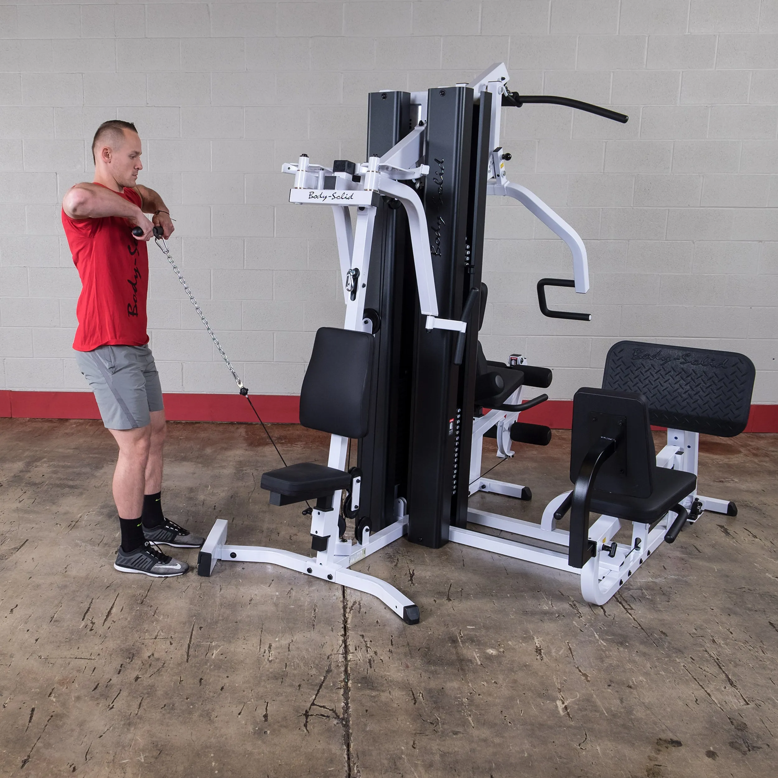 Body-Solid EXM3000LPS Two-Stack Home Gym Machine