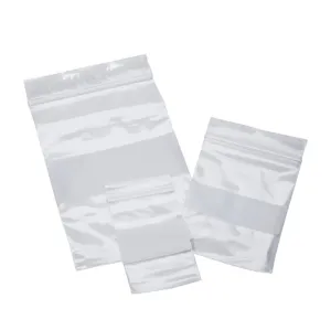 Box of 1,000 - 2" x 3" Plastic Bags w/ White Block