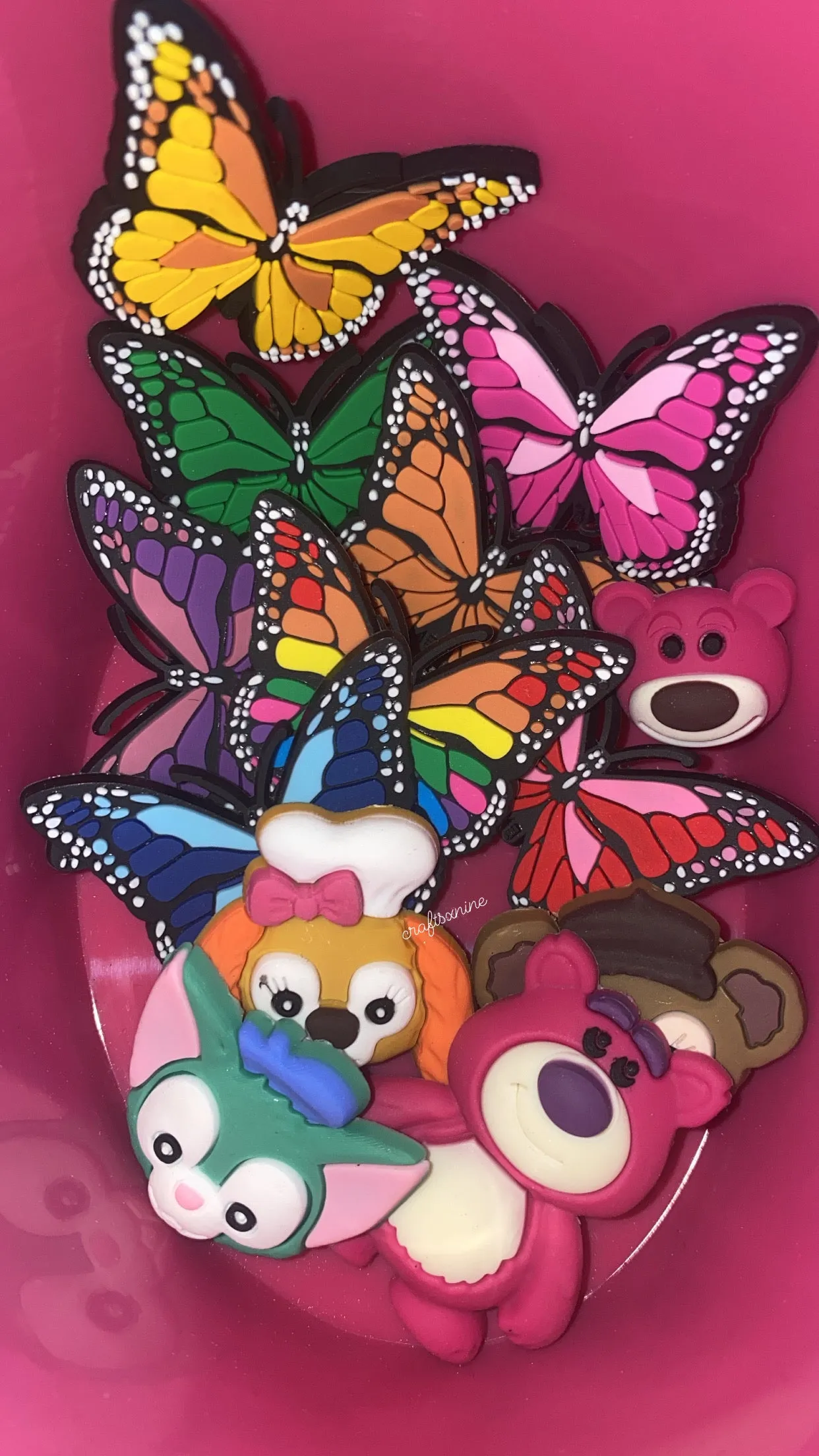 Butterfly Shoe Charms