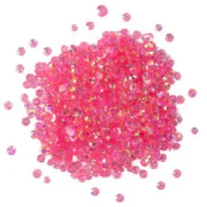Buttons Galore & More - Shaker Embellishments - Crystalz Rhinestone Embellishments - Strawberry / CRZ102
