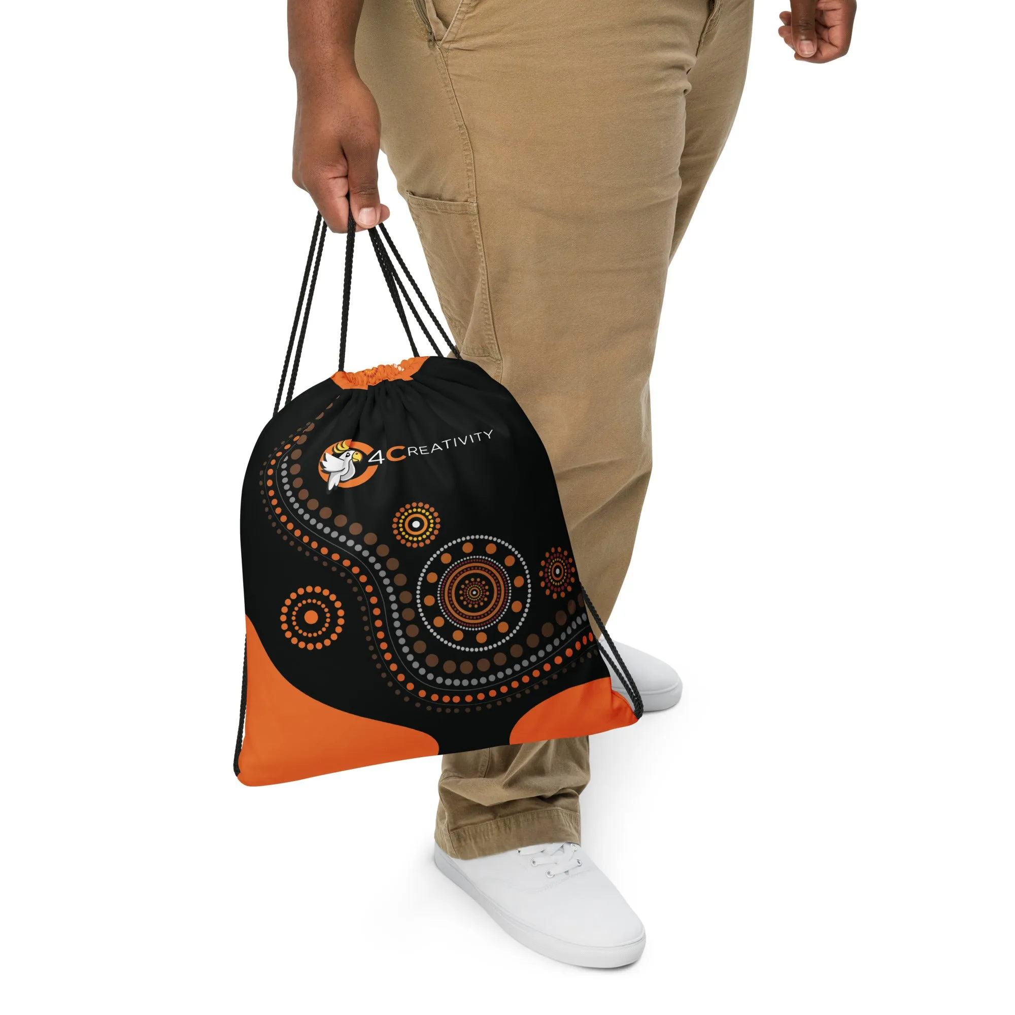 C4 Creativity Custom Drawstring Bag