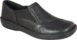 Cabello Womens Leather Crinkle Shoe