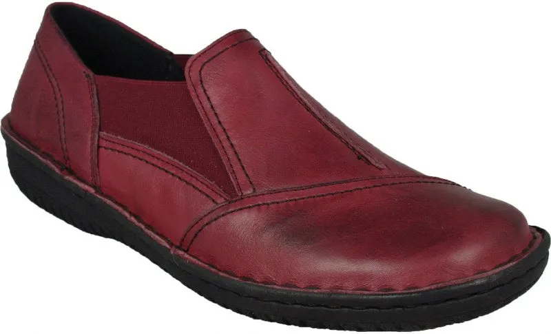 Cabello Womens Leather Crinkle Shoe