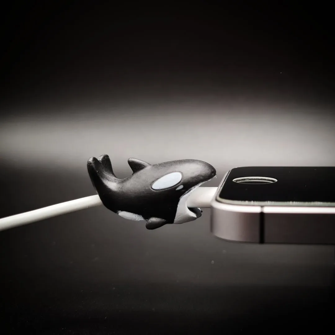 Cable Protector: Shark, Nemo, Orca, Whale Shark & Dolphin