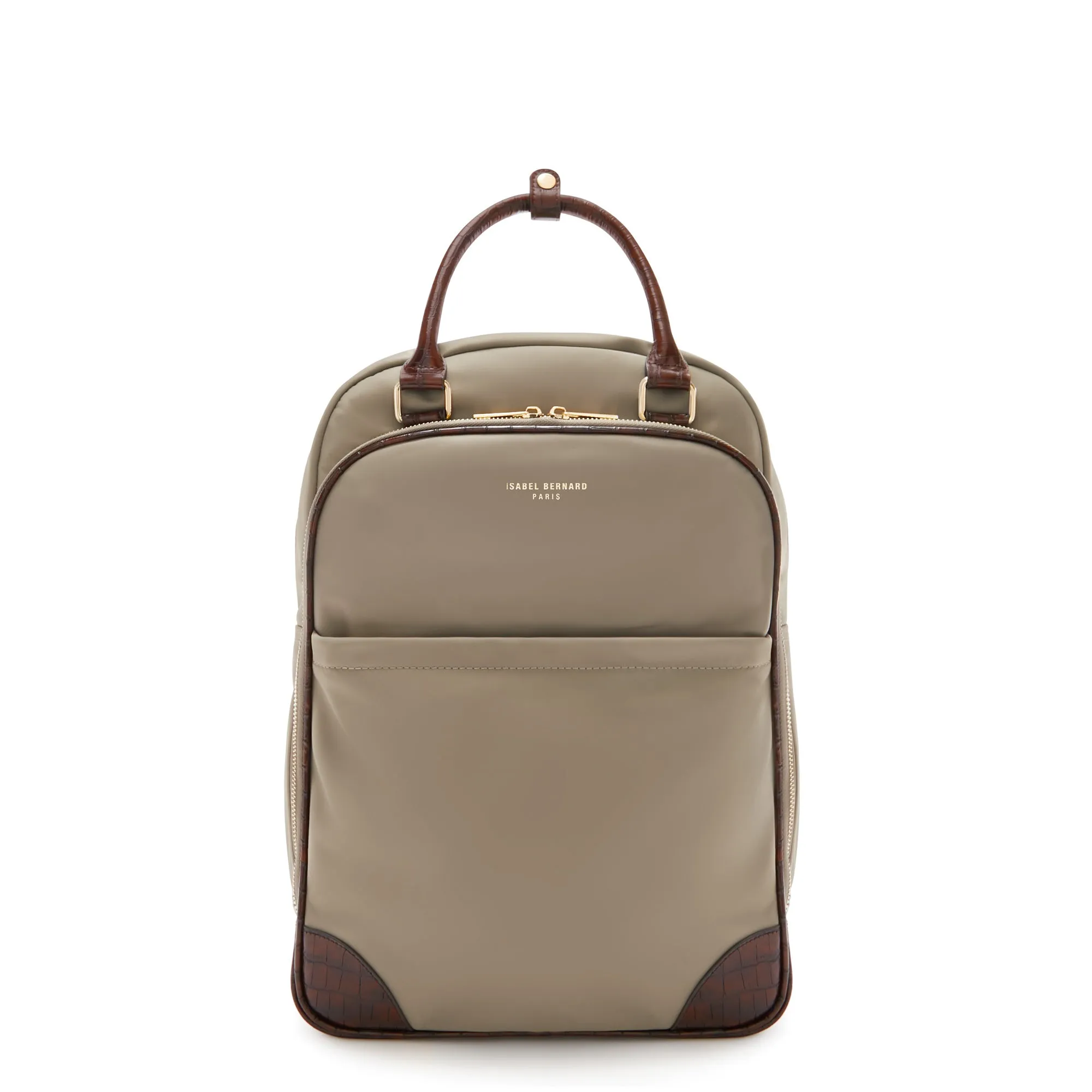 Cadeau d'Isabel taupe back pack and weekend bag small