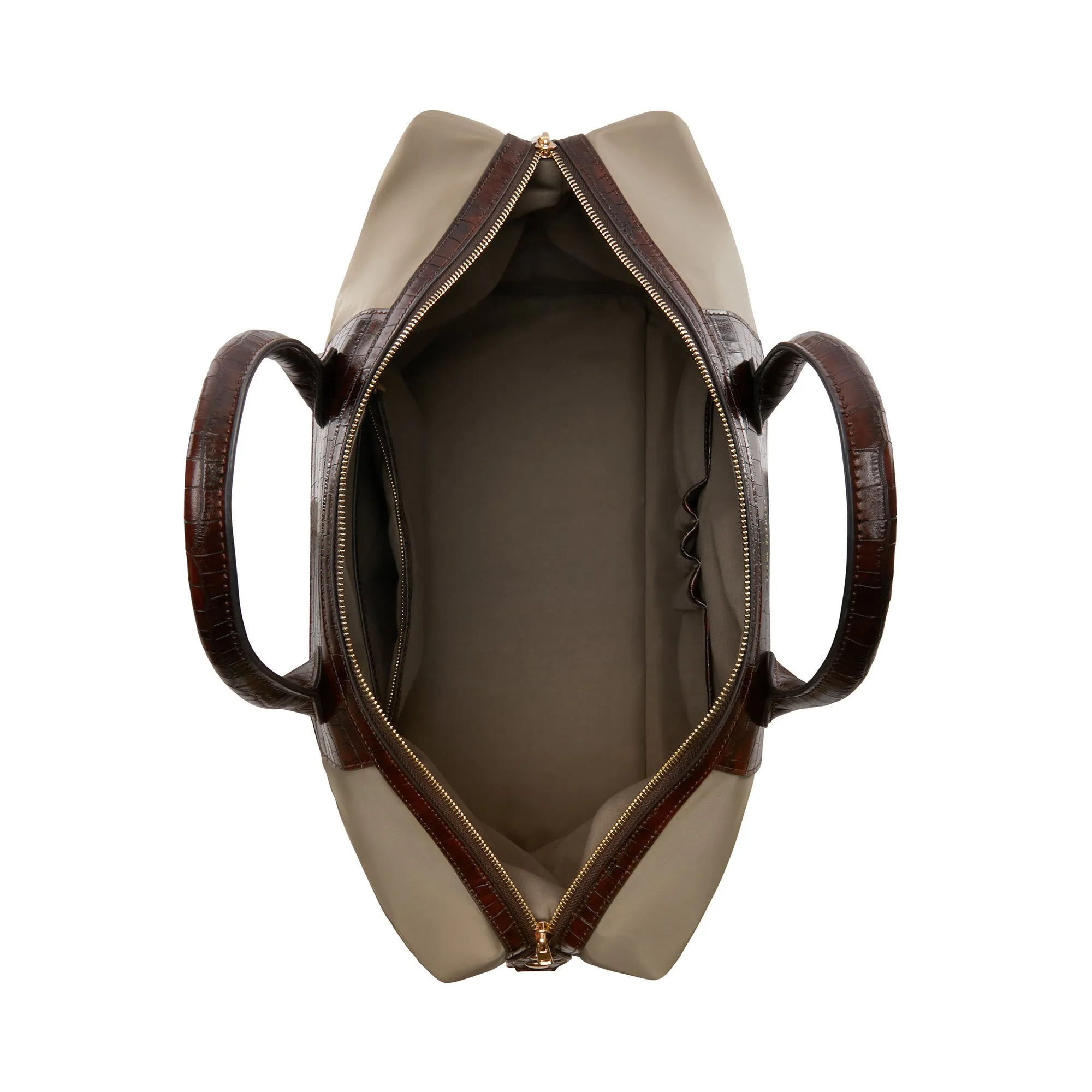 Cadeau d'Isabel taupe back pack and weekend bag small