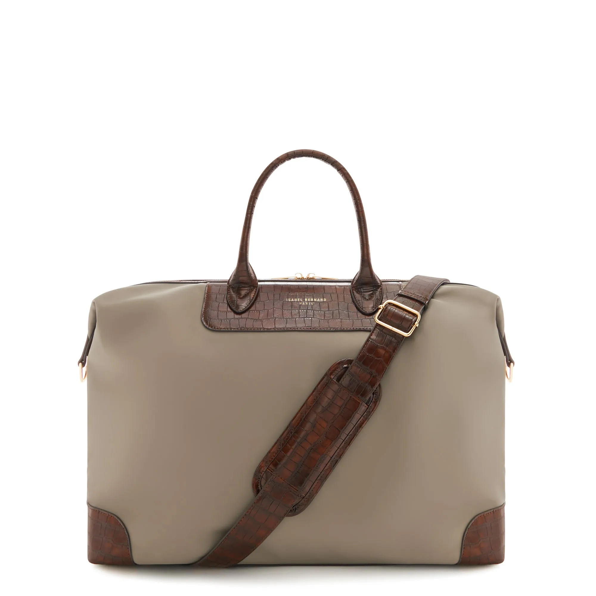 Cadeau d'Isabel taupe back pack and weekend bag small