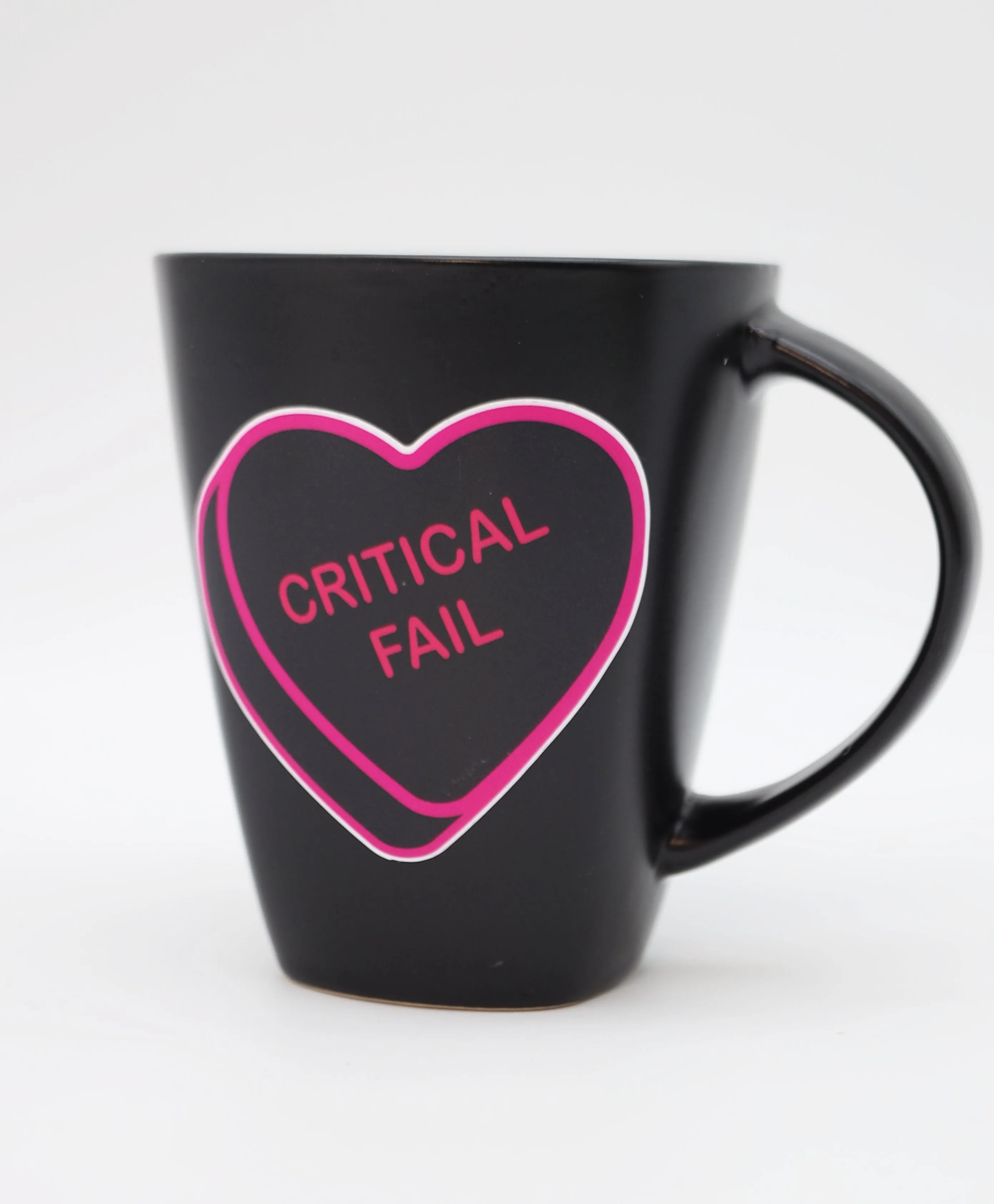 Candy Hearts Critical Fail Sticker